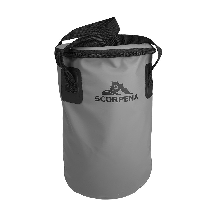 Ведро Scorpena складное с крышкой