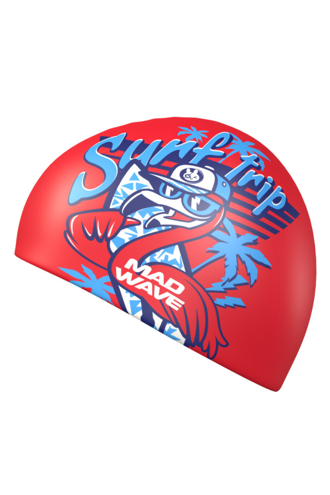 Юниорская силиконовая шапочка FLAMINGO