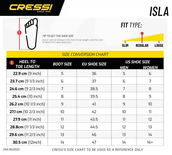 Боты ISLA c молнией 3 мм Cressi